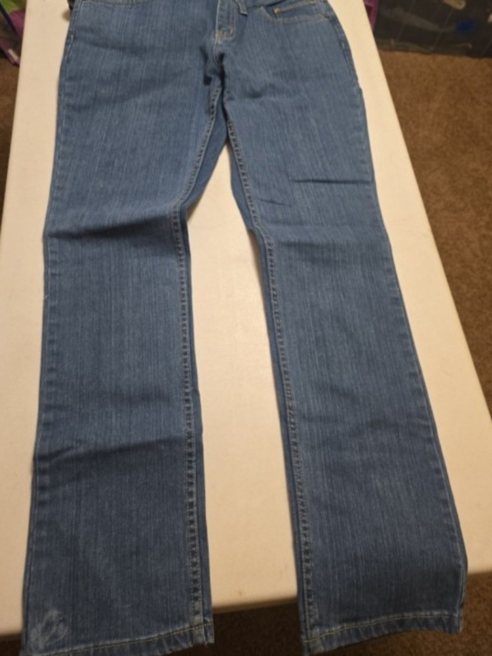 Harley-Davidson Women's Light Blue Straight Jeans 31/32 Size 12